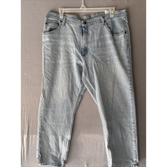 Y2K Wrangler Jeans Light Wash Men’s 40x30 - Picture 1 of 6